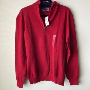 Club Room 1/4 Zip Sweater Large